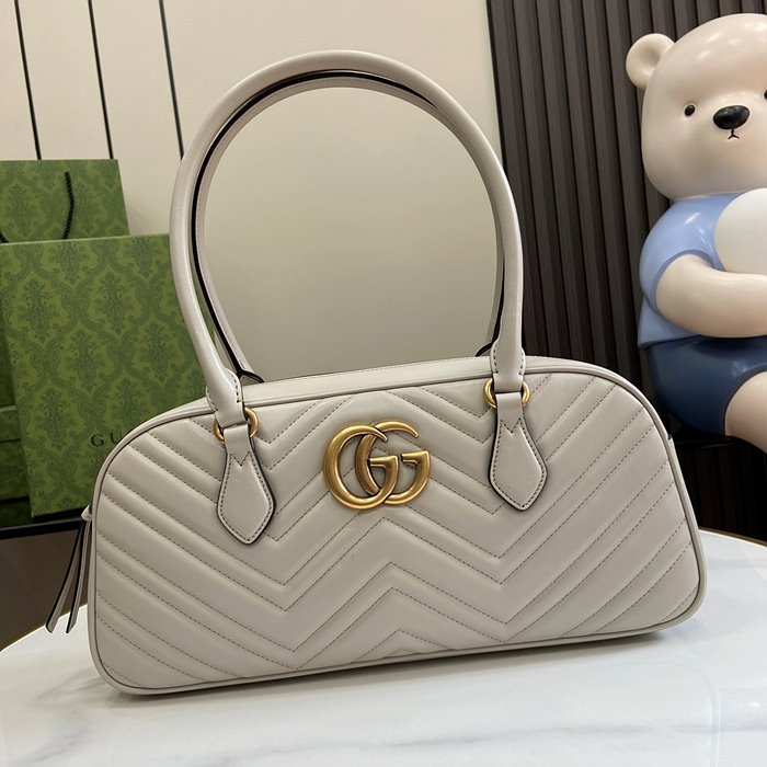GG 마몽 미디엄 탑 핸들백 795218