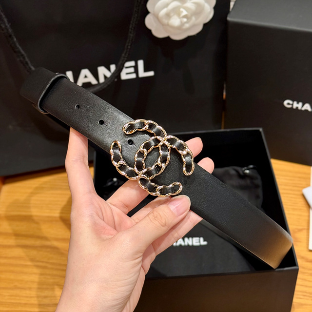 샤넬 CC로고 벨트