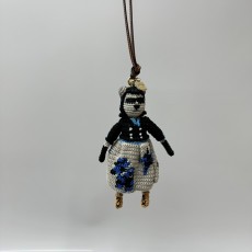 미우미우 곰 키링 백참
